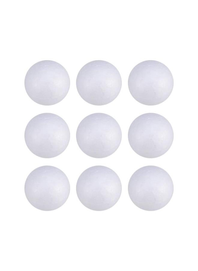 WYBOT - 50Pcs Foam Craft Balls Smooth Styrofoam Balls Round Polystyrene Balls DIY Modeling Art Projects Christmas Decoration (Solid 5cm) - Image 1
