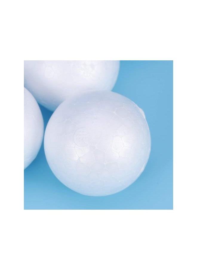 WYBOT - 50Pcs Foam Craft Balls Smooth Styrofoam Balls Round Polystyrene Balls DIY Modeling Art Projects Christmas Decoration (Solid 5cm) - Image 1