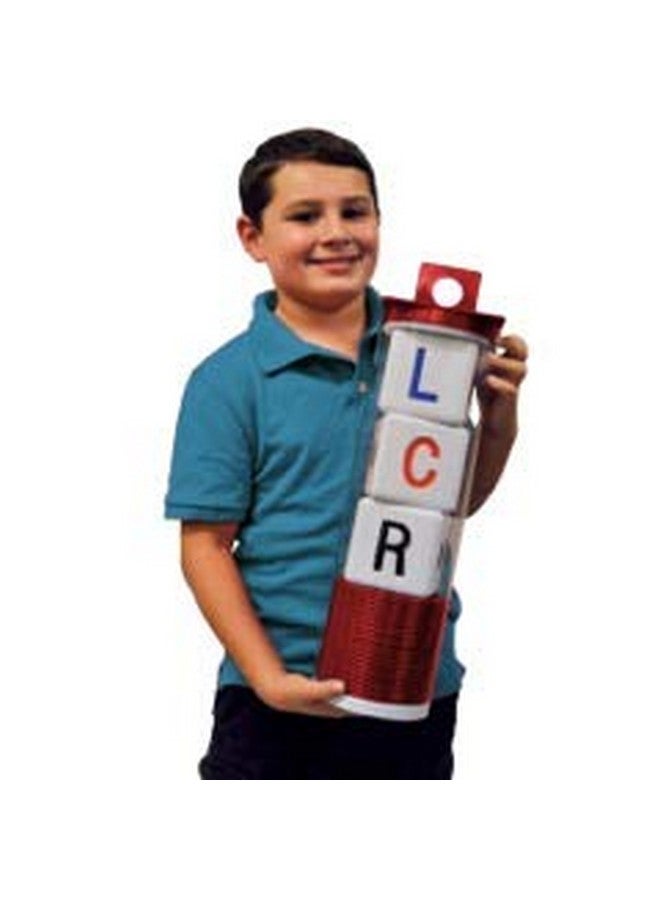 LCR Big LCR® Left Center Right™ Dice Game - Classic (Red) 18" H - Image 1