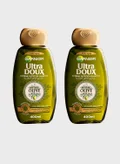 garnier Ultra Doux - Mythic Olive Shampoo 400ml + Shampoo 400 ml, Savings 27%