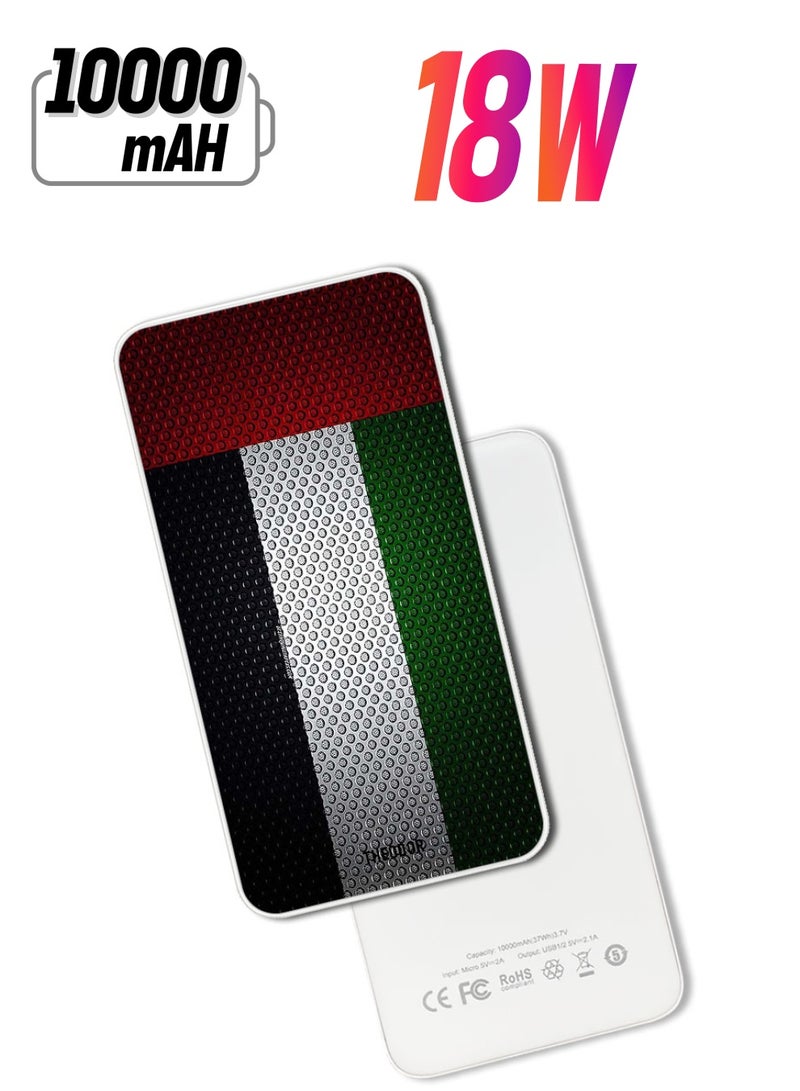 Theodor 10,000 mAh Super Fast Charging Ultra Compact Power Bank with Quick Charge & Power Delivery, Portable Charger For iPhone and Android UAE - Image 1