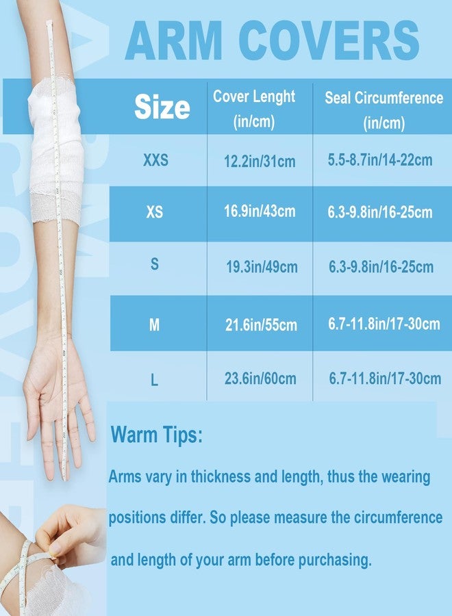 VALLEYWIND Waterproof Cast Covers for Shower Arm Kids Cast Protector for Bath Reusable Watertight Cast Bag for Broke Elbow Hand Wrists,12.2in - Image 4