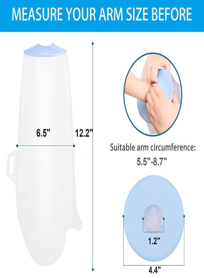 VALLEYWIND Waterproof Cast Covers for Shower Arm Kids Cast Protector for Bath Reusable Watertight Cast Bag for Broke Elbow Hand Wrists,12.2in - Image 3