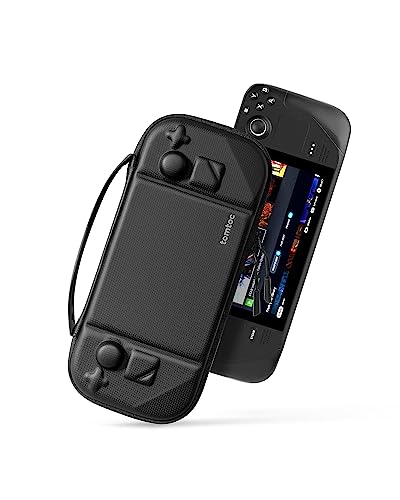 tomtoc Carrying Case Compatible with Steam DeckOLED Protective case Hard Portable Travel Carrying bag for Steam Deck Console Shockproof Travel friendly Black - Image 1