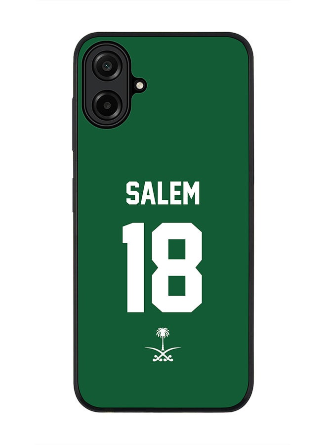 Stylizedd For Samsung Galaxy A07 4G Case,Slim fit Camera Protection, Shockproof Thin Phone cover  - Football - Saudi Arabia,  Salem