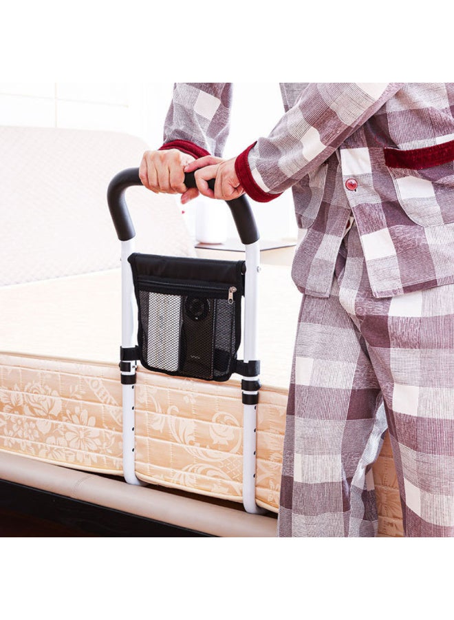 McDou Bed Rails for Elderly Adults - 5 - Height Adjustable Bed Assist Rail with Storage Pocket, 300LBS Load - Bearing Fall Prevention Bedside Grab Bar for Seniors - Image 1