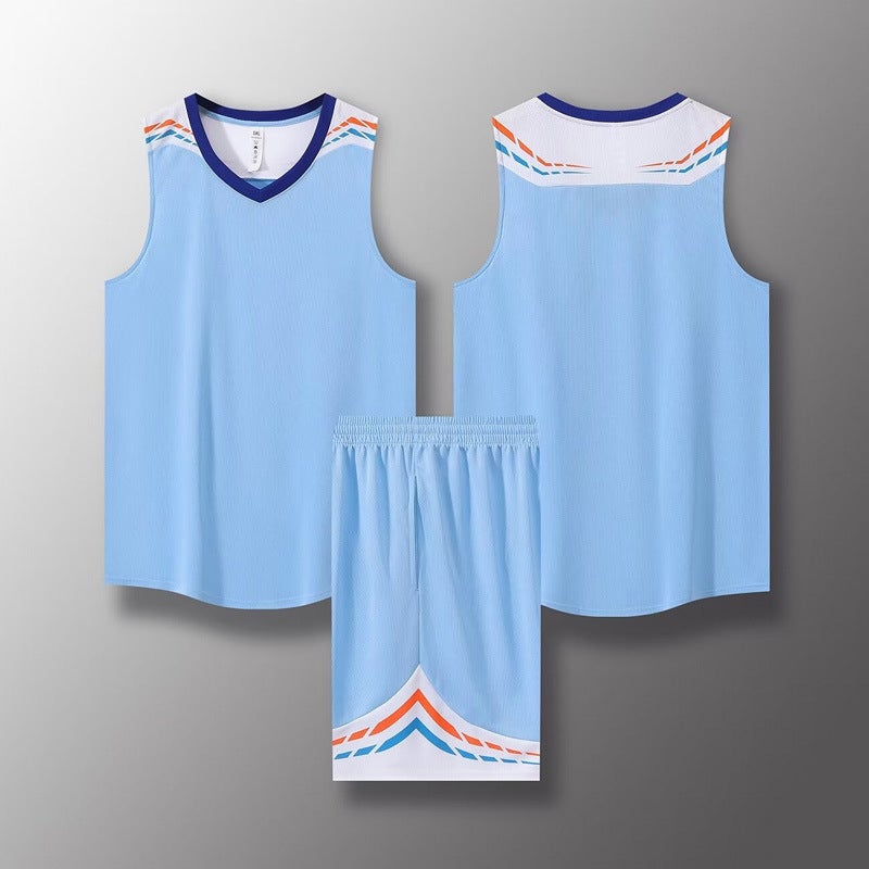 American Basketball Uniform Suit For Male And Female Students Training Team Uniform College Student Competition Vest Children'S Quick-Drying Sports Jersey - Image 1