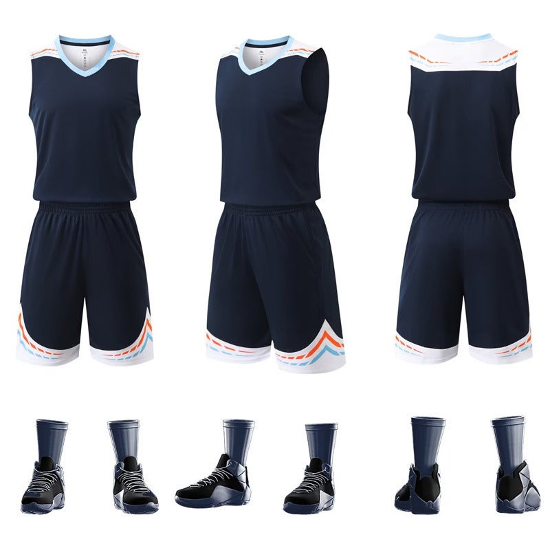 American Basketball Uniform Suit For Male And Female Students Training Team Uniform College Student Competition Vest Children'S Quick-Drying Sports Jersey - Image 5