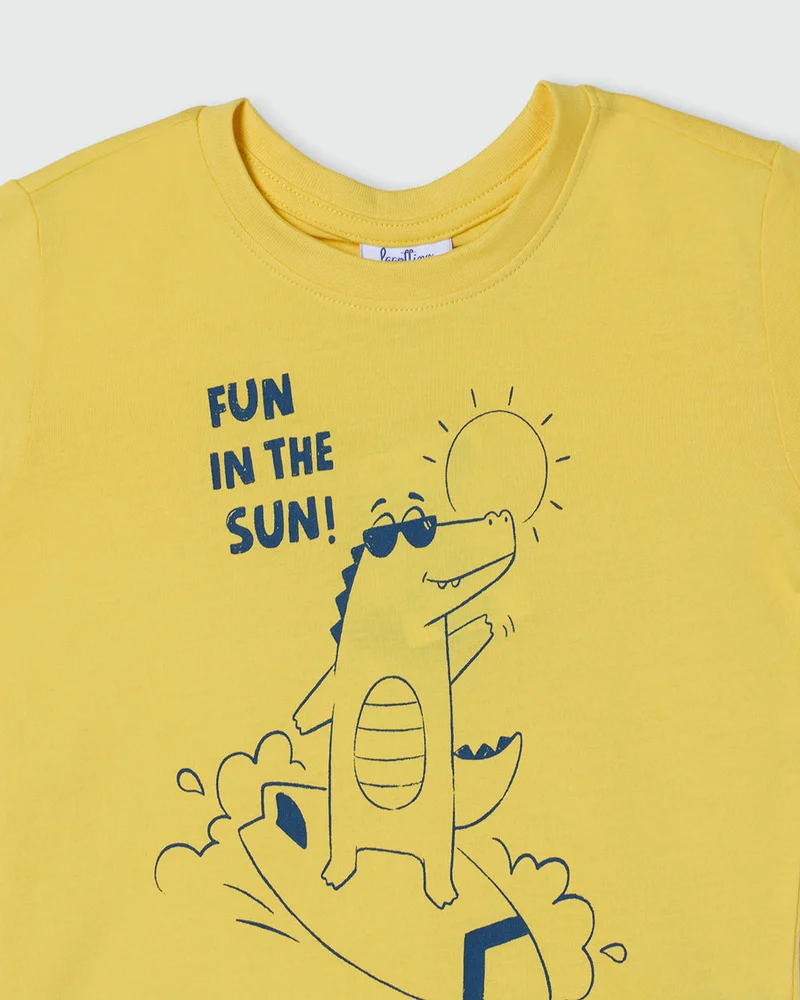Ovs Boys Ss T-Shirt With Print