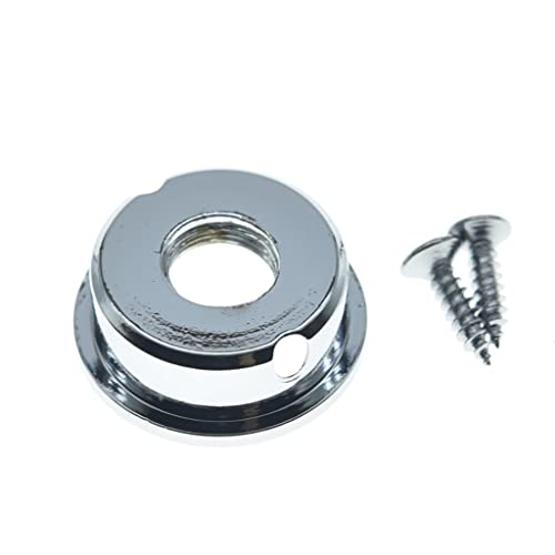 KAISH Chrome Brass Metric Electric Guitar Jackplate Electrosocket Jack Plate for FD Import Style Tele/Telecaster - Image 3