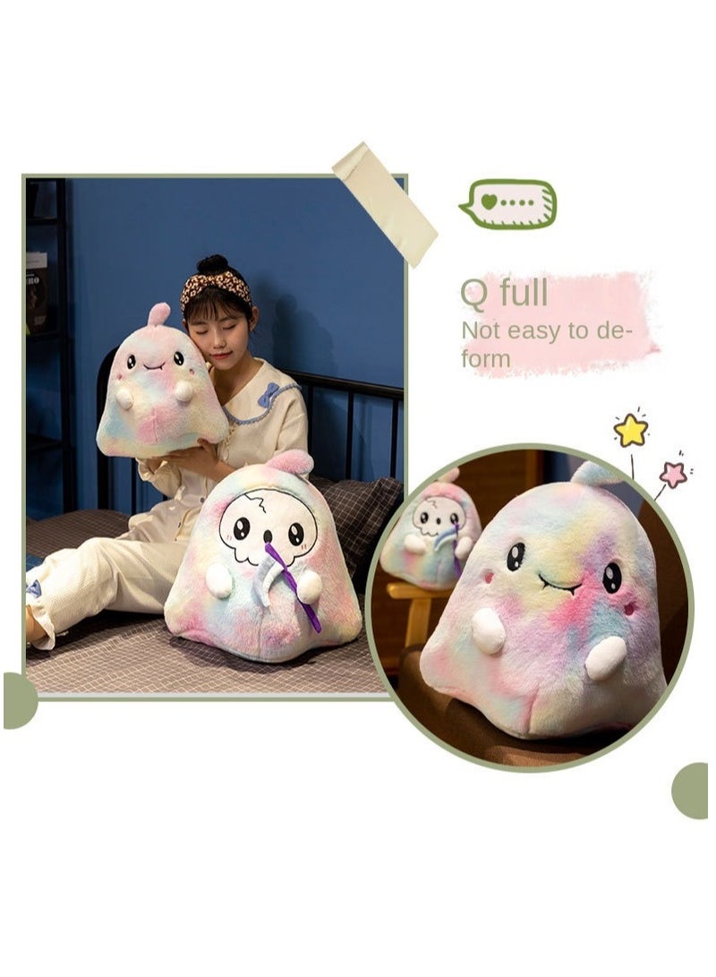 1-Piece Funny Holiday Party Doll Skull Head Sickle Death Throwing Pillow Plush Toy Company Activity Gift - Image 2