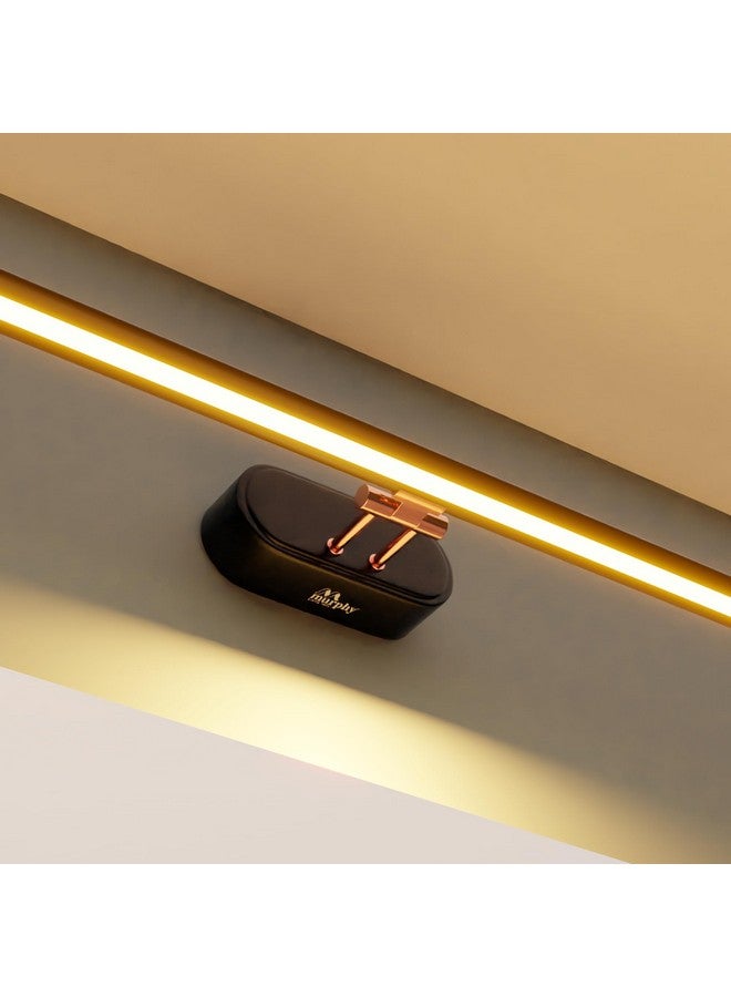 Murphy 12W 3-in-1 Color Chnaging Black Rose Gold Finish LED Mirror Picture Wall Light,Bathroom Vanity Led Mirror Light with 2 Year Warranty (Cool White/Warm White/Natural White)-Pack of 5 - Image 1