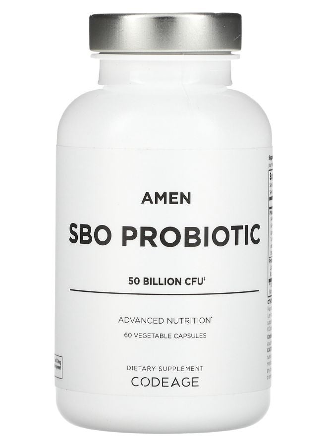 Codeage Amen SBO Probiotic 50 Billion CFU 60 Vegetable Capsules