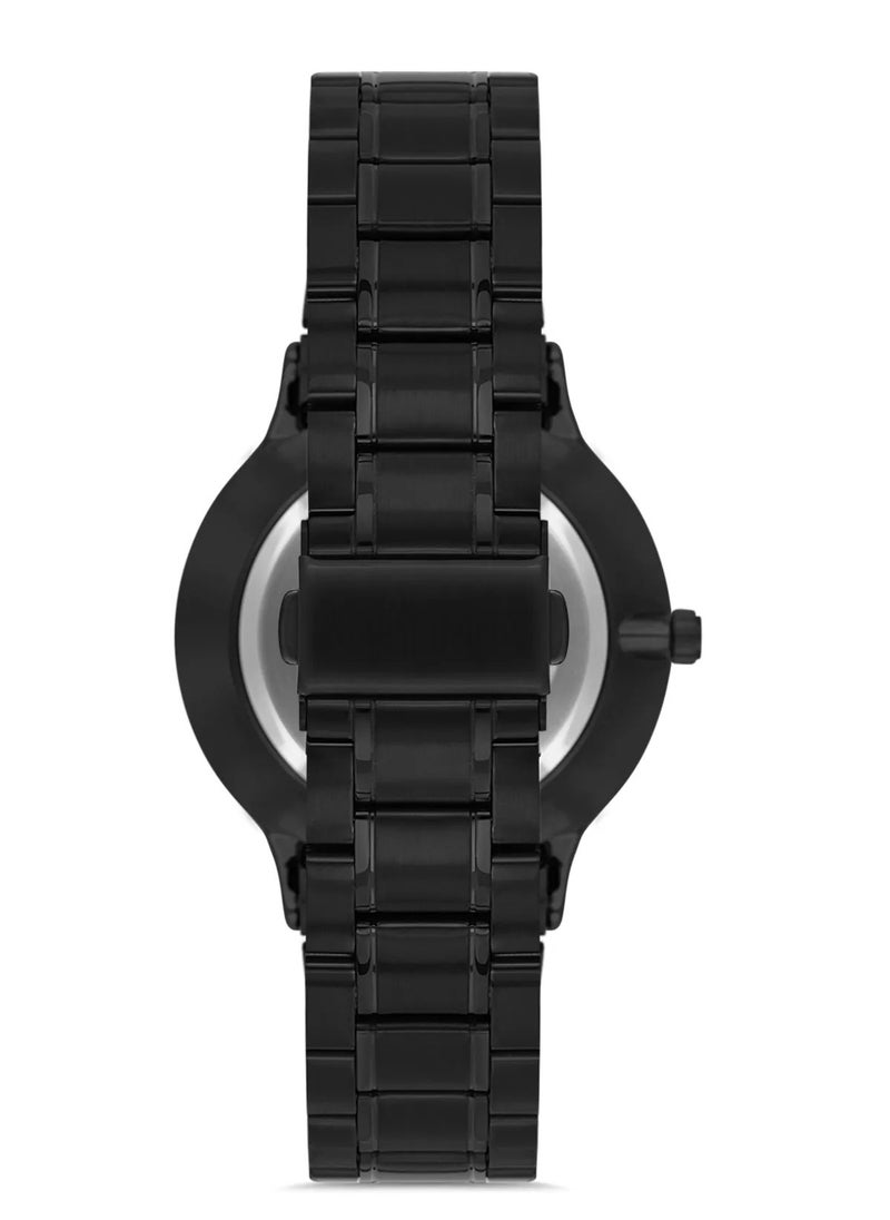 OMAX - Omax Men's Luxury Wrist Watch, Watches for Men, Stainless Watches, Silver Steel Band, Black Date & Time Dial, Waterproof Watch, 1 Year Warranty - Image 1