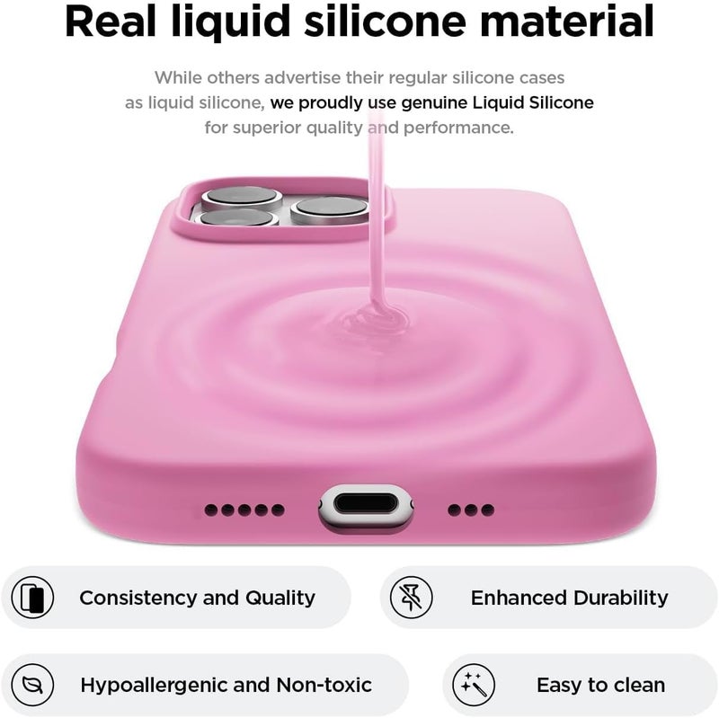 for iPhone 16 - Full-Body Protective Anti-Scratch Shockproof Cover in Pink - Image 3