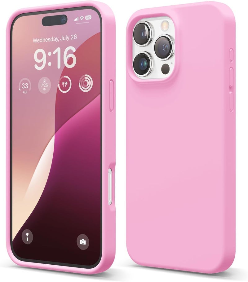 for iPhone 16 - Full-Body Protective Anti-Scratch Shockproof Cover in Pink - Image 1