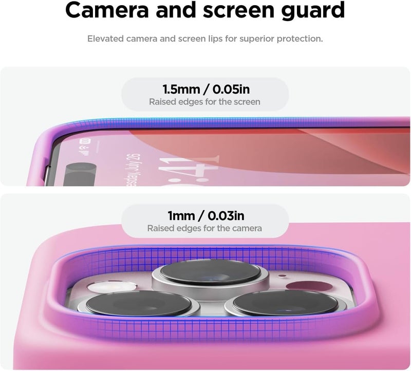 for iPhone 16 - Full-Body Protective Anti-Scratch Shockproof Cover in Pink - Image 5