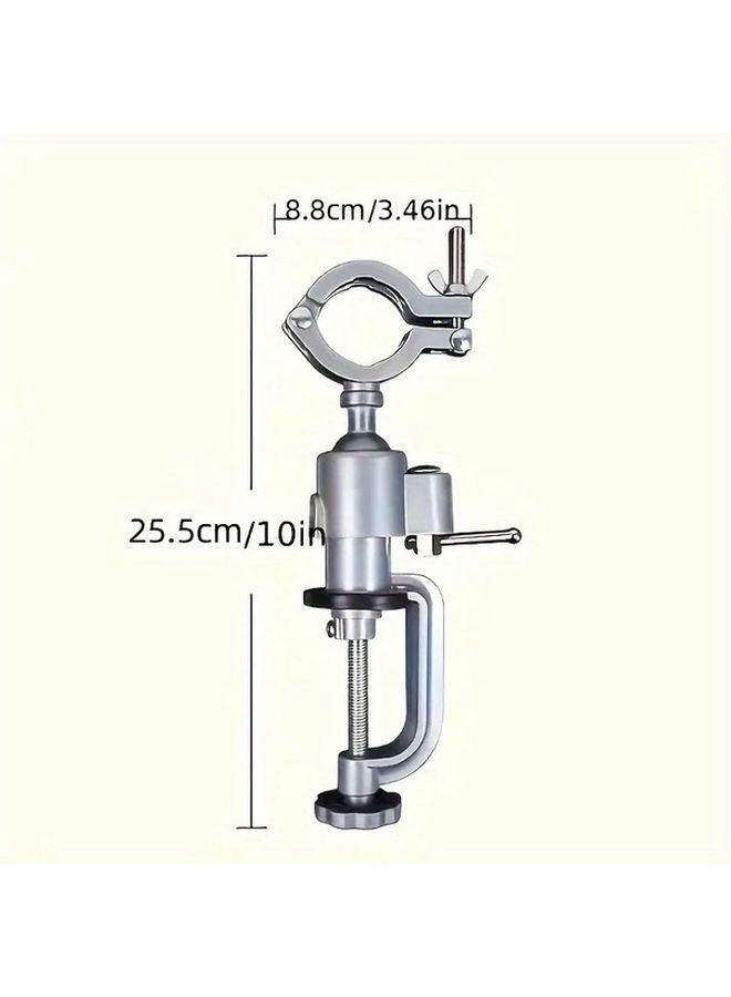 360 Degree Rotating Electric Drill Holder Stand With Adjustable Height And Swivel Chuck - Image 5
