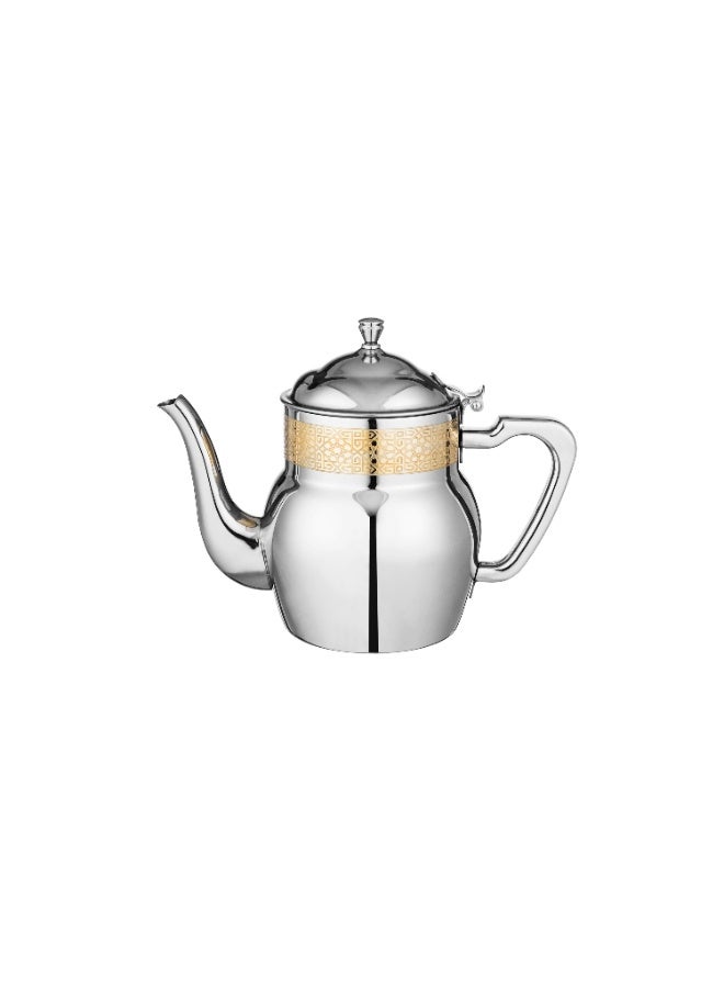 Squalo ✨1.36 -liter stainless steel teapot with a gold finish – elegance that complements your tea ritual! ✨ - Image 3