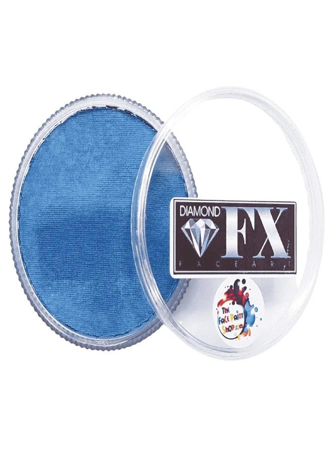 Diamond FX 32g Diamond FX Metallic Face Paint - Blue by Diamond FX Metallic Facepaint - Image 2