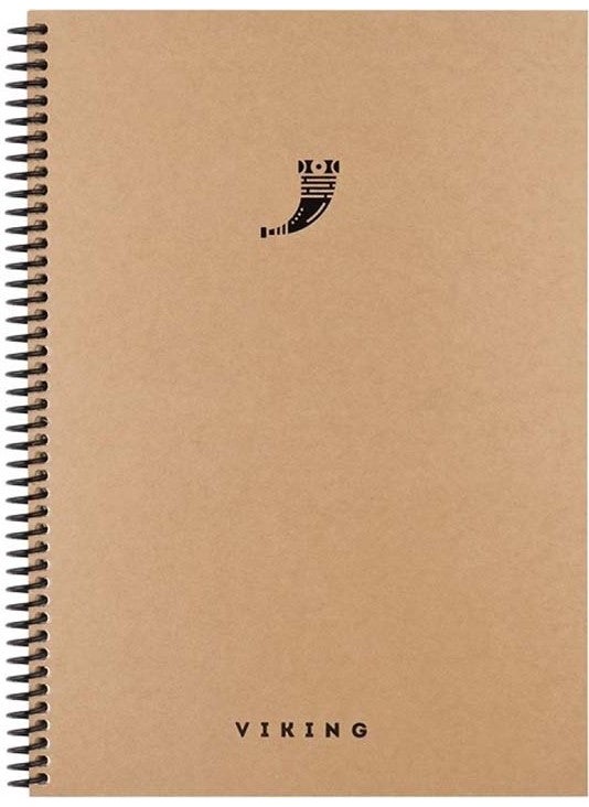 Keskin Color Sharp 17X24 La Plume Viking Spiral Hard Cover 100 Pages Squared Notebook 417956 