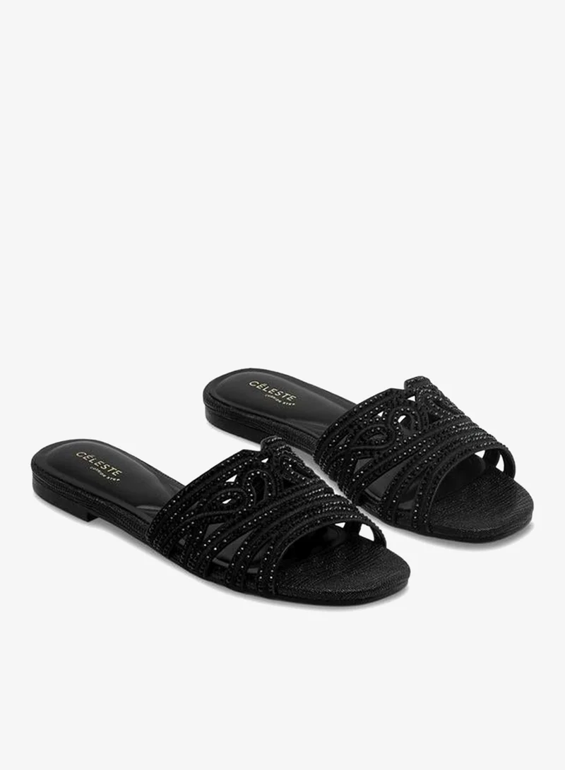 Celeste Women Embellished Slip-On Sandals Ramadan Collection