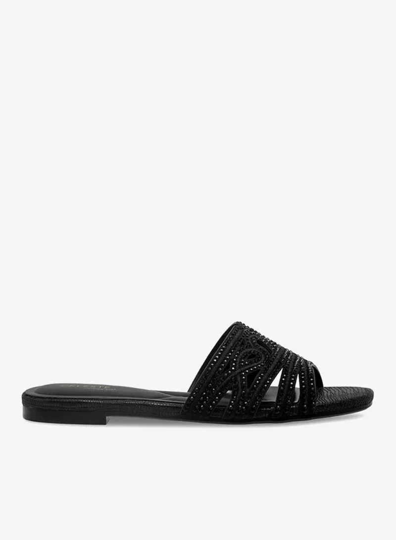 Celeste Women Embellished Slip-On Sandals Ramadan Collection