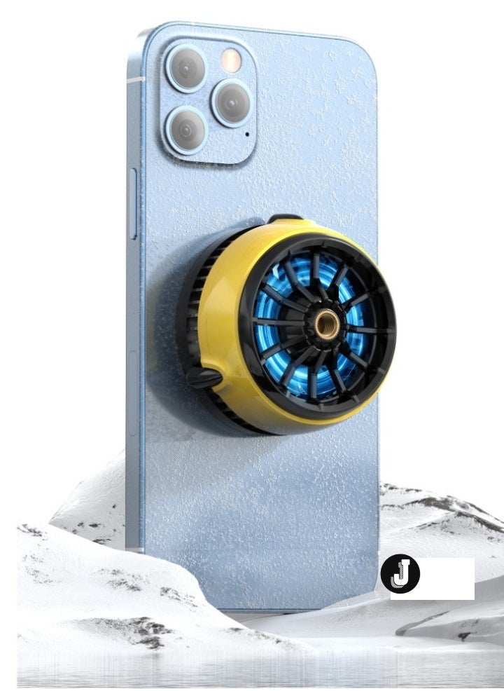 JAJEEK Phone Cooler for Gaming with Blue Light – Ultimate Cooling Solution for Android & iPhone Users - Image 1