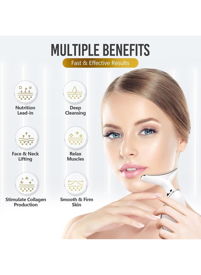 Neck Face Lifting and Firming Massager Microcurrent Beauty Massager 7-Color Mode LED Facial Beauty Instrument Suitable for Skin Care - Image 5