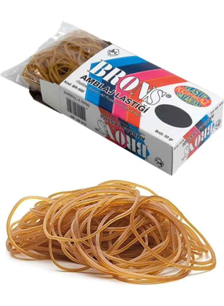 Brons Packaging Rubber Pack 50 gr 1 Pack Packaging Rubber 100% Rubber 1 Pack