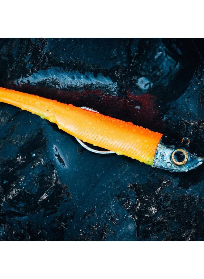 Caperlan Caperlan BY DECATHLON,Fishing Lure Soft Ancho 120 30G - Orange/Pink (2 Pack)  - Image 3