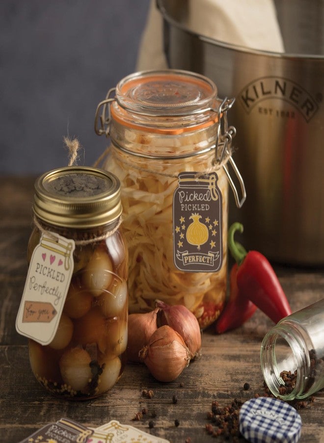 Kilner Premium Round Airtight Leakproof Borosilicate Glass Clip Top Jar - 1 Litre | Multipurpose Food Storage Container with Wire Lock for Yougurt, Coffee, Pasta, Drinks - Image 3