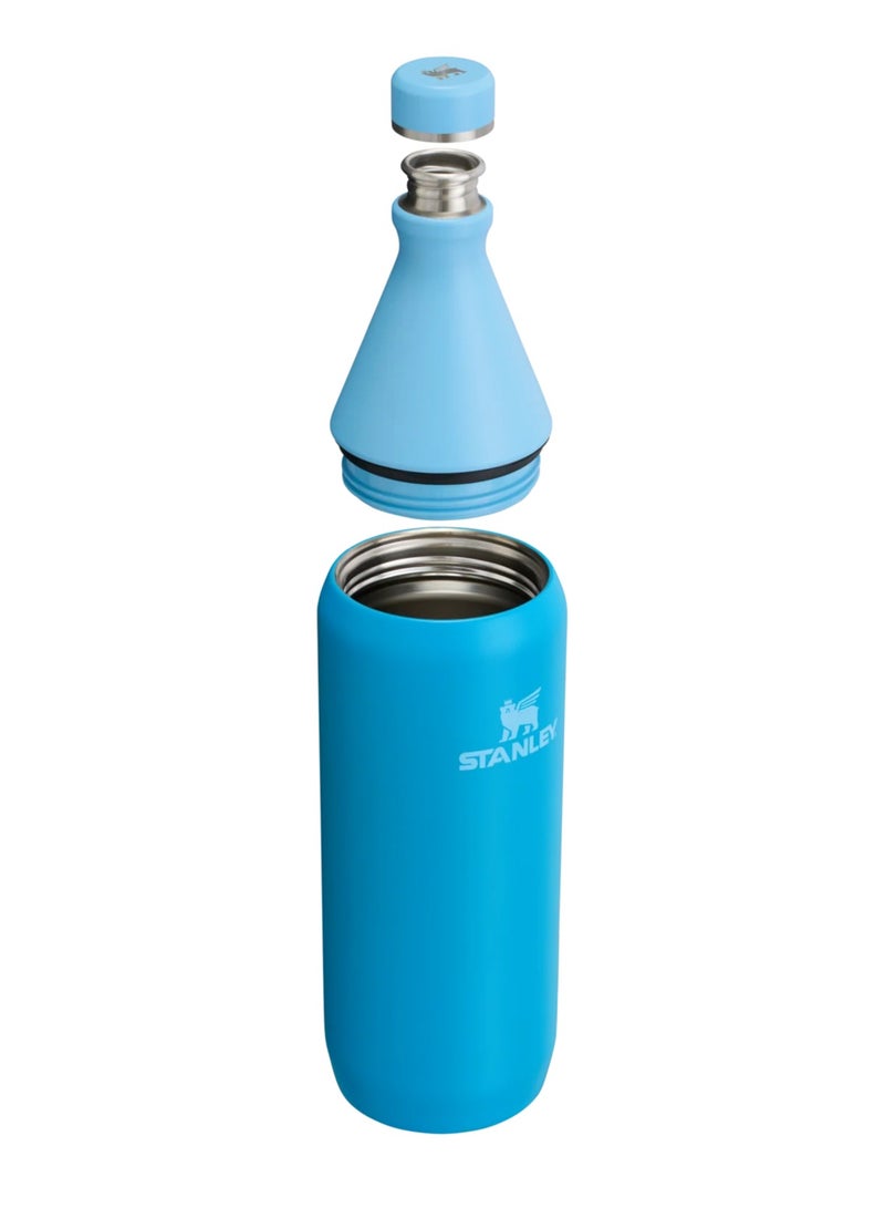 Stanley The All Day Slim Bottle 591Ml / 20Oz  Slim & Stylish Stainless Steel Insulated Water Bottle With Double-Wall Vacuum Insulation, Leakproof Design, Bpa-Free, Dishwasher Safe, Car Cup Holder Compatible, Eco-Friendly Recycled Steel, Keeps Drinks Ice-Cold For Hours  Perfect For Work, Travel, Sports & Everyday Hydration - Image 3