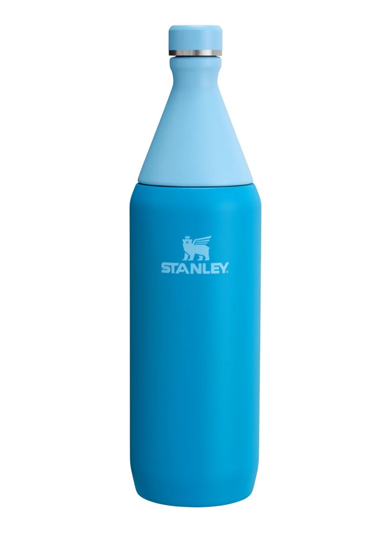 Stanley The All Day Slim Bottle 591Ml / 20Oz  Slim & Stylish Stainless Steel Insulated Water Bottle With Double-Wall Vacuum Insulation, Leakproof Design, Bpa-Free, Dishwasher Safe, Car Cup Holder Compatible, Eco-Friendly Recycled Steel, Keeps Drinks Ice-Cold For Hours  Perfect For Work, Travel, Sports & Everyday Hydration - Image 1