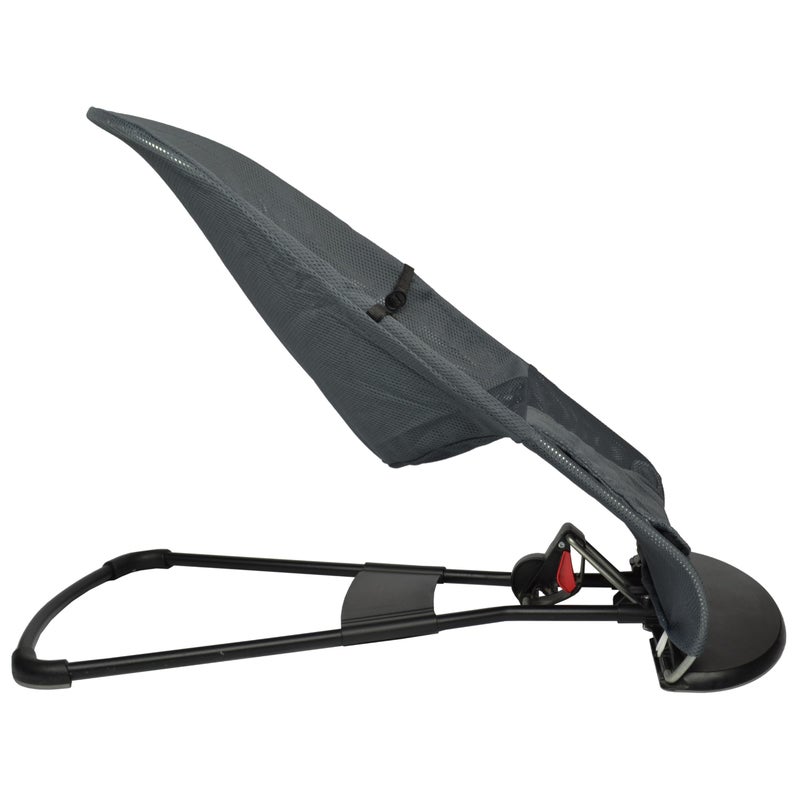 belltop مقعد قماش لكرسي الباونسير بيلتوب متوافق مع بايونر بيبي (غطاء، مقعد): توازن، ناعم وسعادة. تصميم شبكي جديد. غطاء لكرسي الباونسير. مقعد للأطفال للهموك: تصميم مريح - رمادي - Image 4