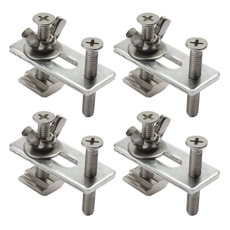 Genmitsu 4PCS T-track Mini Hold Down Clamp Kit, Compatible with 3018-PRO/3018-MX3/3018-PROVer CNC Router Machine - Image 1