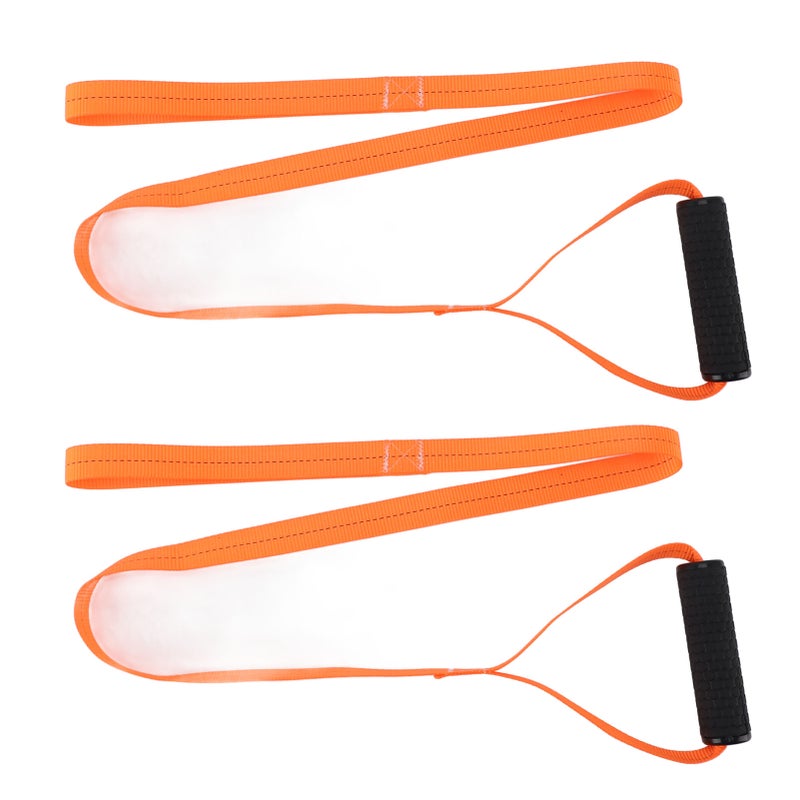 2PCS Deer Drag Rope Heavy Duty Loads Up To 170lbs Comfort Grip Handle Portable Deer Drag Strap for Towing - Image 1