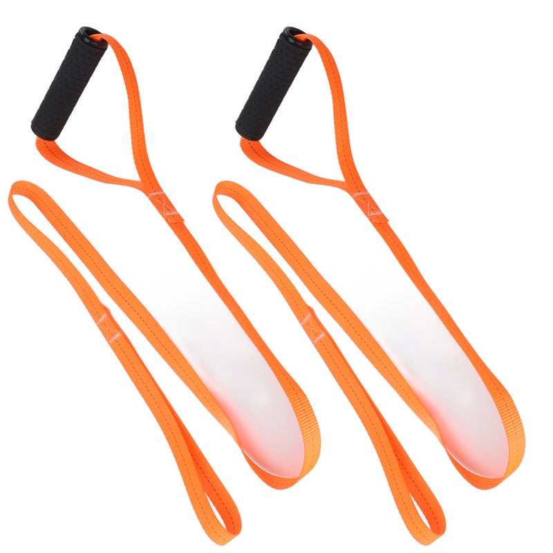 2PCS Deer Drag Rope Heavy Duty Loads Up To 170lbs Comfort Grip Handle Portable Deer Drag Strap for Towing - Image 2