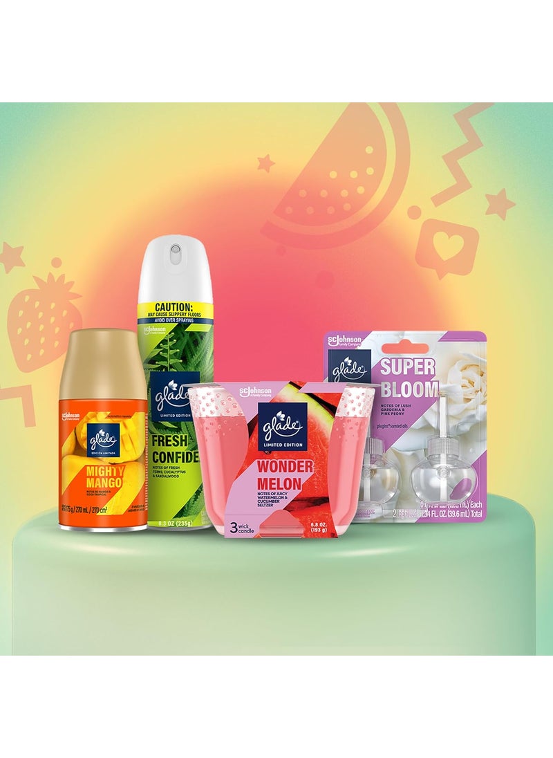 Glade Glade PlugIns Refills Air Freshener Scented and Essential Oils for Home and Bathroom Super Bloom 335 Fl Oz 5 Count  - Image 5