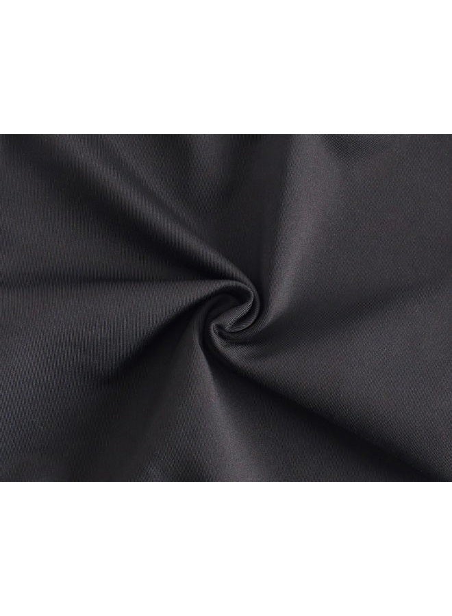 TENVDA Girls Gymnastics Leotards Size 10-12 Years Old Solid Black Sleeveless Tumbling Outfit Bodysuit Matching Shorts Sets - Image 5