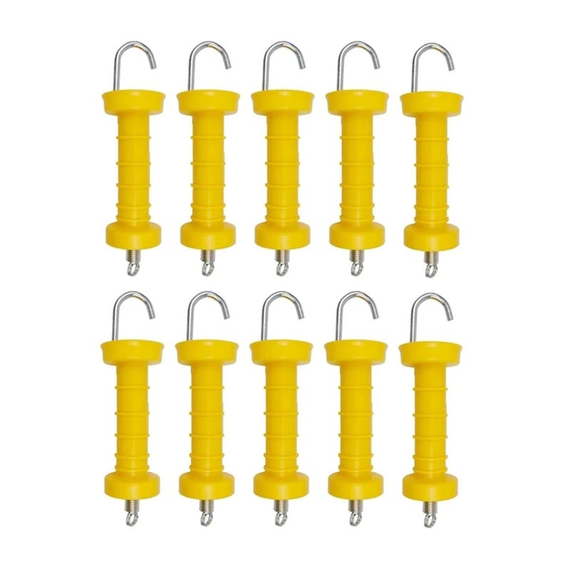 Electric Fence Gate Handles 8 pcs Electric Fence Gate Handle Heavy Duty Plastic Ranch Accessories - Image 1