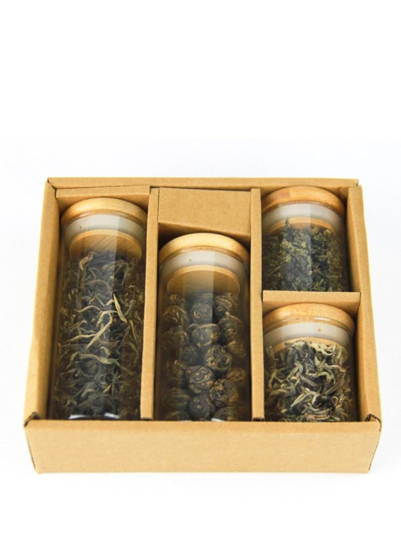 Tealand A Gift Set to Savor and Shar Tea Tube China Addict Includes Tie Guan Yin 20g White Snow 10g Dragon Ball 45g Mao Feng 25g  - Image 1