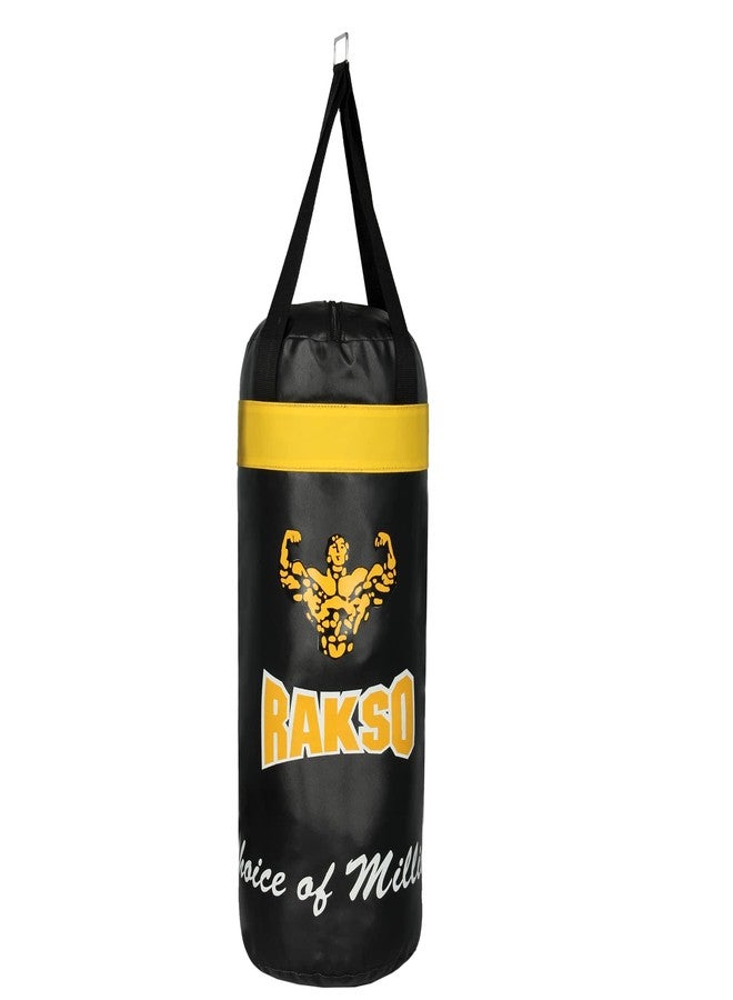 Rakso Boxing 002 Yellow Black Kit Set for Joiner Kids with Punching Bag for Kids 3 to 10 Years Kids - Image 3