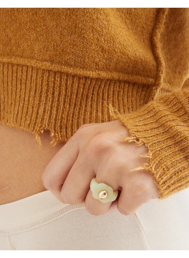 Aerie Aerie CozyUp Shrunken Crew Sweater  - Image 5