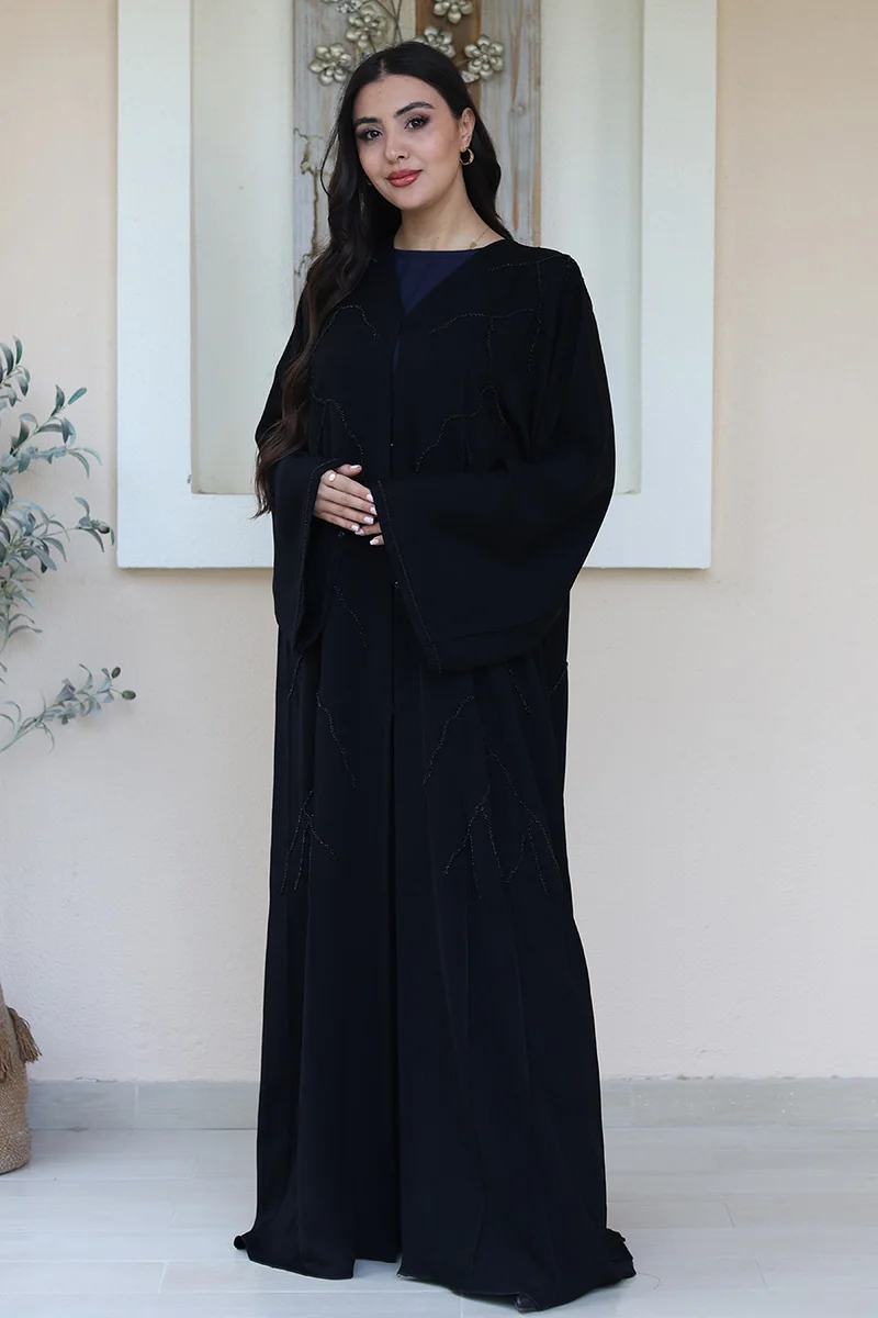 NUKHBAA Timeless Elegance Abaya-776