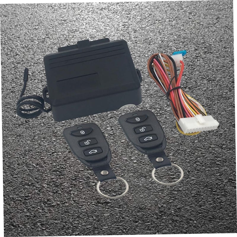 Keyless Entry Car Lock System Anti Theft Vehicle Access Controller Black Medium - Image 5