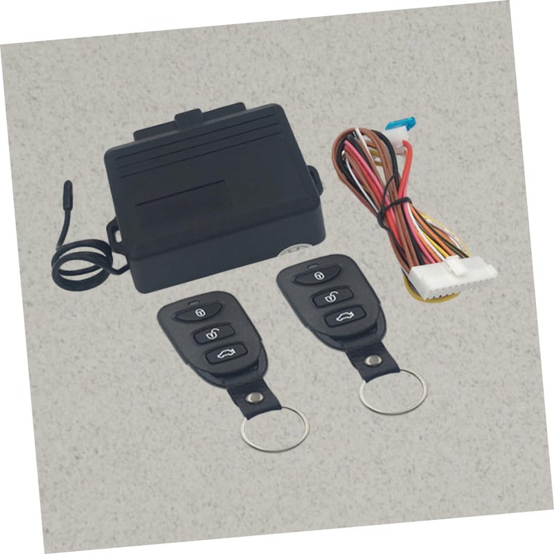 Keyless Entry Car Lock System Anti Theft Vehicle Access Controller Black Medium - Image 3