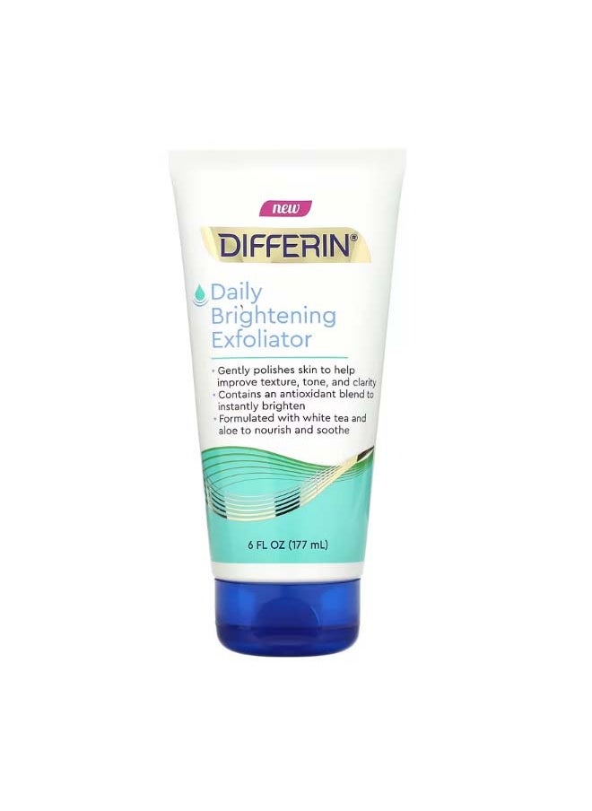 differin - Daily Brightening Exfoliator  6 fl oz 177 ml - Image 1