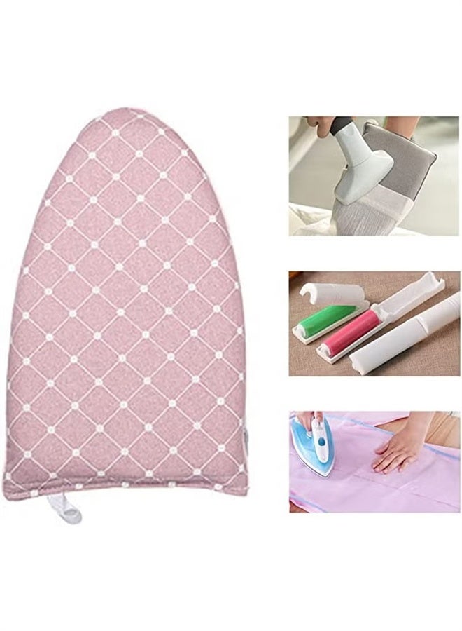 HOMESTAR Steamer Ironing Gloves, Anti-Steam, Heat Resistant Mitt, Steamer Accessories for Clothes, Pink - Image 3