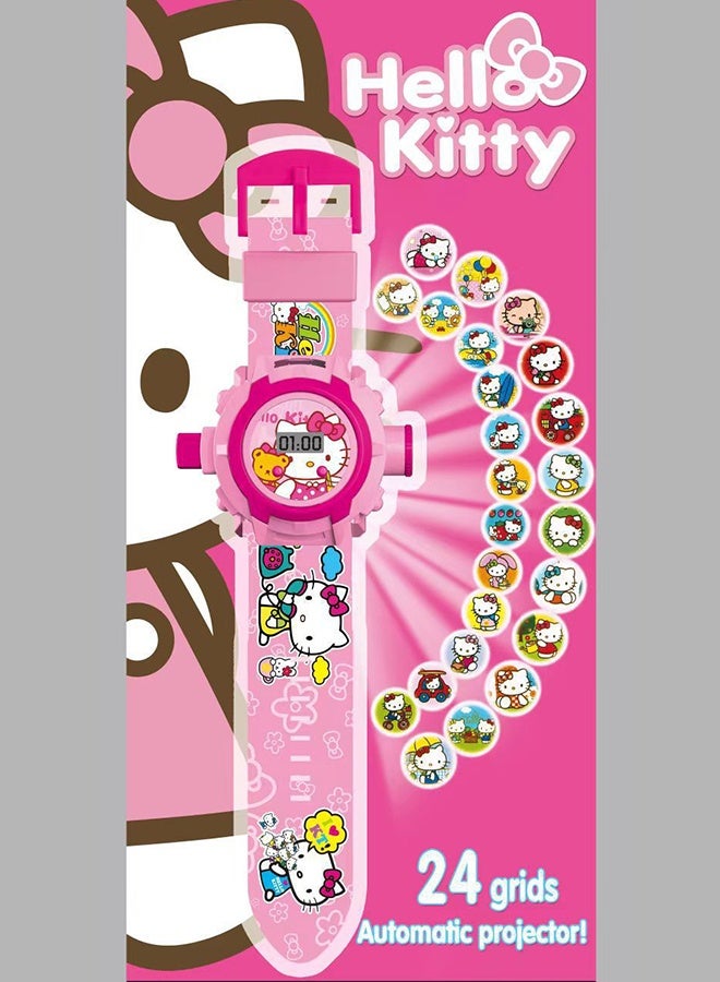 Sanrio Hello Kitty Kids Projection Watch - Cute Cartoon Electronic Toy Watch with Light Projection - Image 3